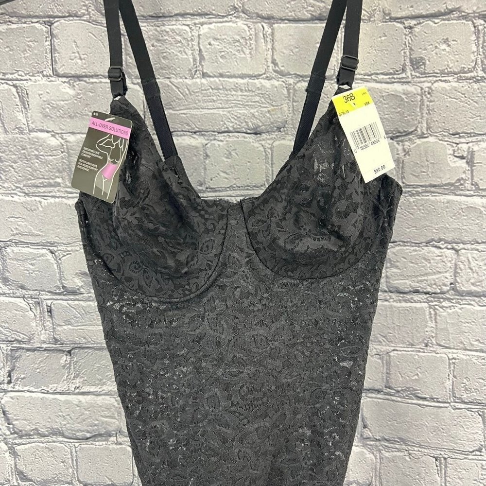 Bali Lace N Smooth BodyBriefer (8L10) Black 36B NWT - Picture 8 of 11